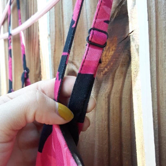 Forever 21 Black and Pink Party Cocktail Dress M - Picture 6 of 11